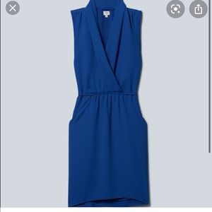 Aritzia Wilfred blue dress, size x-small